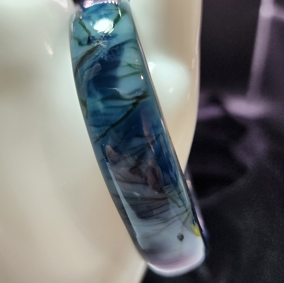 Stained Glass Mystic Night Cuff Fused Bracelet - Picture 6 of 9